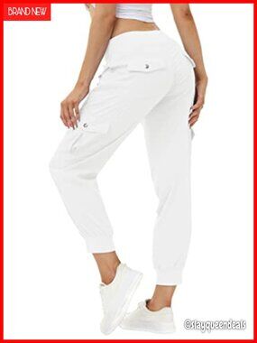 MoFiz Women's Lightweight Hiking Cargo Pants Quick Dry Joggers